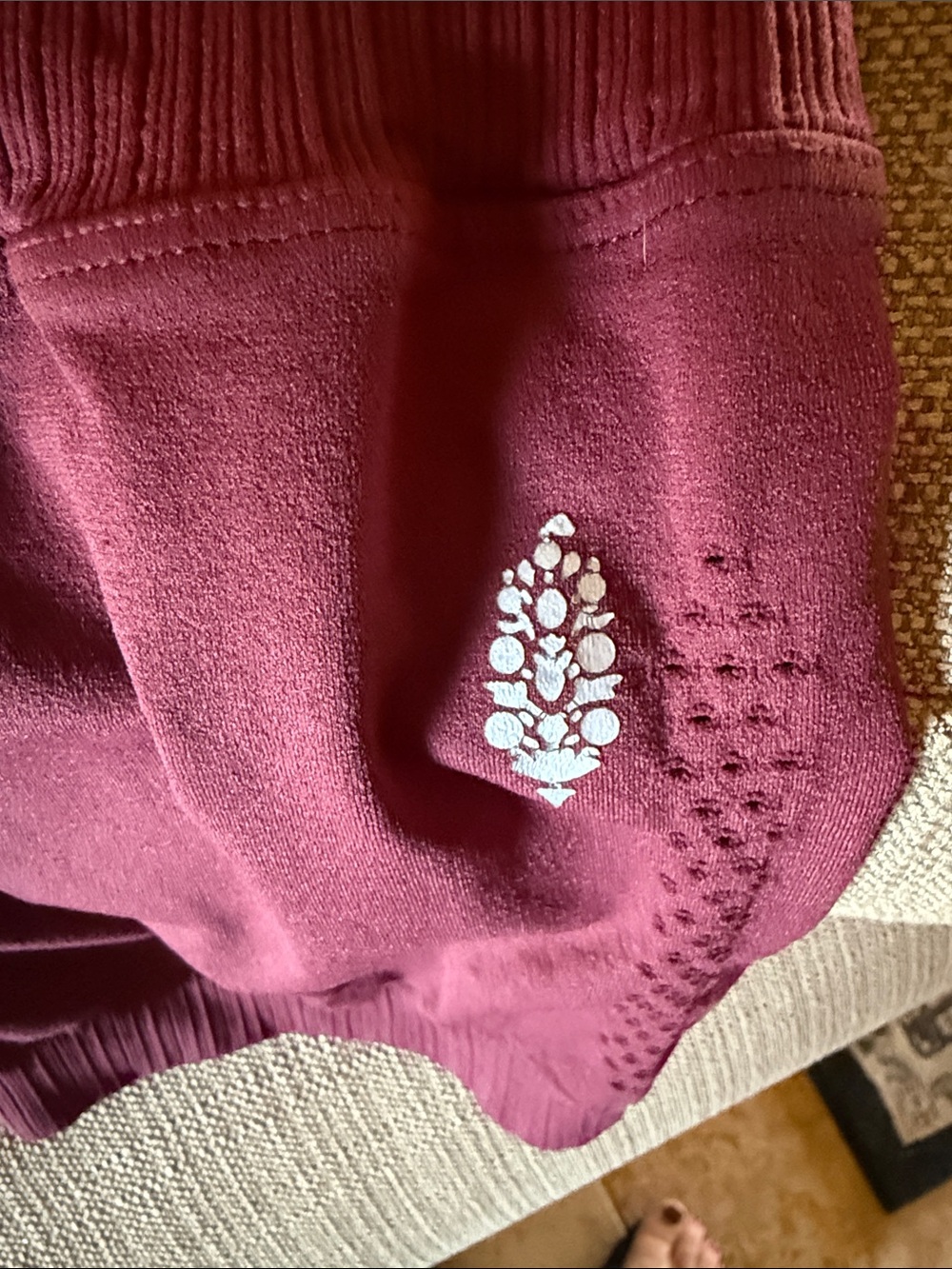 FREE PEOPLE Good Karma Running Shorts M/L - Picture 5 of 5